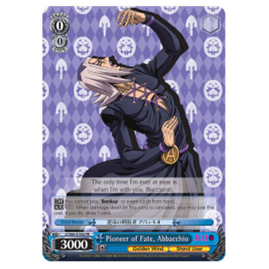 Weiss Schwarz - JoJo's Bizarre Adventure - Golden Wind - Pioneer of Fate, Abbacchio - JJ/S66-E106PR