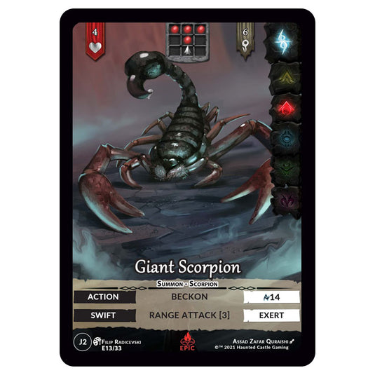 Genesis Battle of Champions - Welcome to Jaelara - Giant Scorpion (Epic Rare) J2166