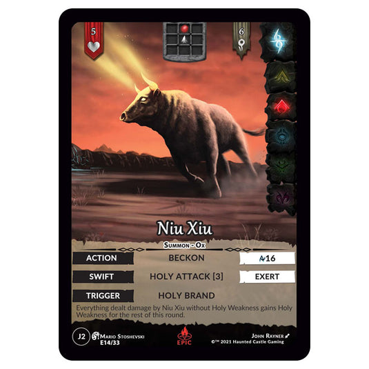 Genesis Battle of Champions - Welcome to Jaelara - Niu Xiu (Epic Rare) J2167