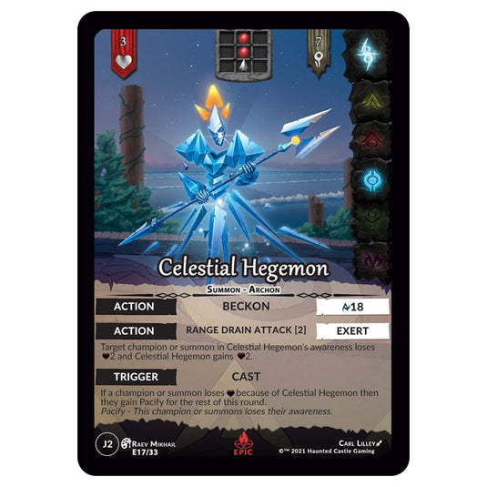 Genesis Battle of Champions - Welcome to Jaelara - Celestial Hegemon (Epic Rare) J2170