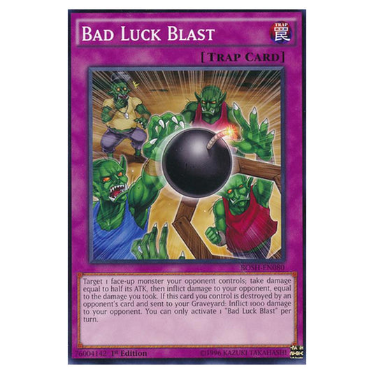 Yu-Gi-Oh! - Breakers of Shadow - Bad Luck Blast (Short Print) BOSH-EN080