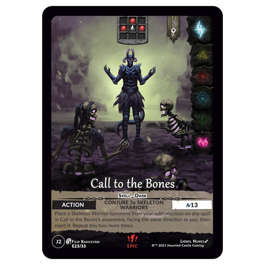 Genesis Battle of Champions - Welcome to Jaelara - Call to the Bones (Epic Rare) J2176