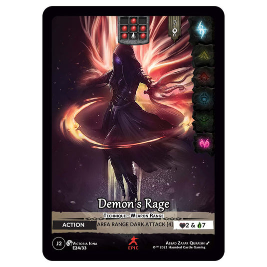 Genesis Battle of Champions - Welcome to Jaelara - demon's rage (Epic Rare) J2177