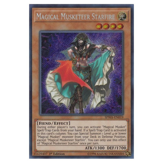 Yu-Gi-Oh! - Spirit Warriors - Magical Musketeer Starfire (Secret Rare) SPWA-EN019