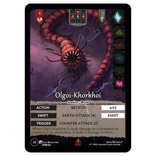 Genesis Battle of Champions - Welcome to Jaelara - Olgoi-Khorkhoi (Epic Rare) J2181