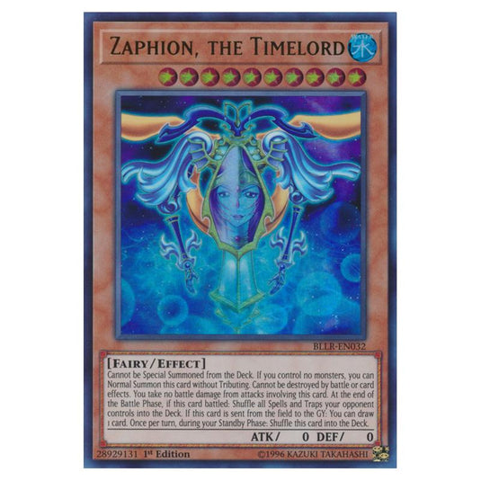 Yu-Gi-Oh! - Battles of Legend - Light's Revenge - Zaphion, the Timelord (Ultra Rare) BLLR-EN032