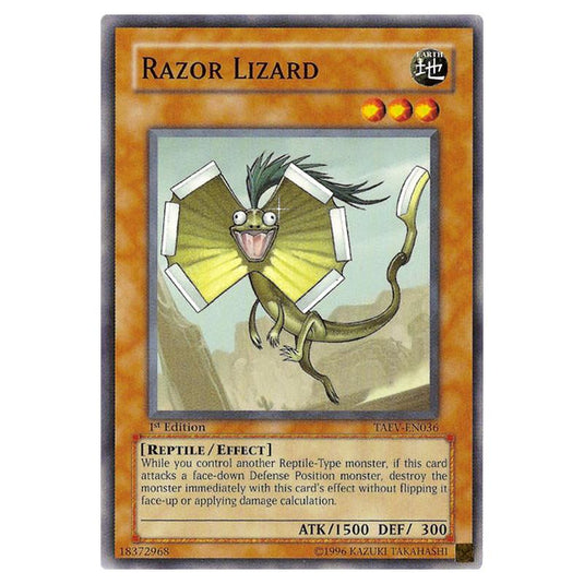 Yu-Gi-Oh! - Tactical Evolution - Razor Lizard (Common) TAEV-EN036