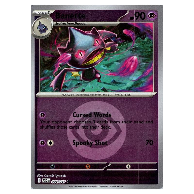 Pokemon - Mega Evolution - Ascended Heroes - Energy Reverse Holo - Ban Pokemon - Mega Evolution - Ascended Heroes - Energy Reverse Holo - Ban