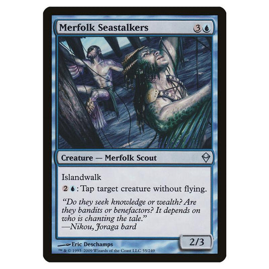 Magic The Gathering - Zendikar - Merfolk Seastalkers - 55/249