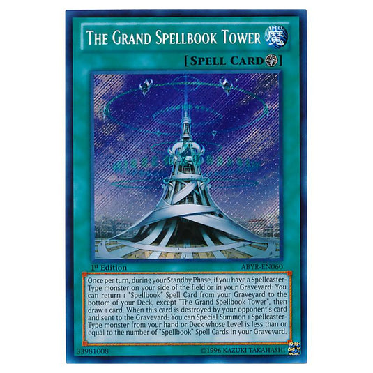 Yu-Gi-Oh! - Abyss Rising - The Grand Spellbook Tower (Secret Rare) ABYR-EN060