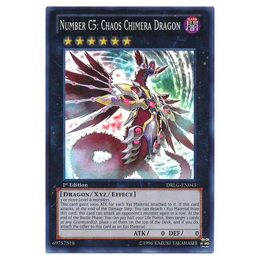 Yu-Gi-Oh! - Dragons of Legend - Number C5: Chaos Chimera Dragon (Super Rare) DRLG-EN043