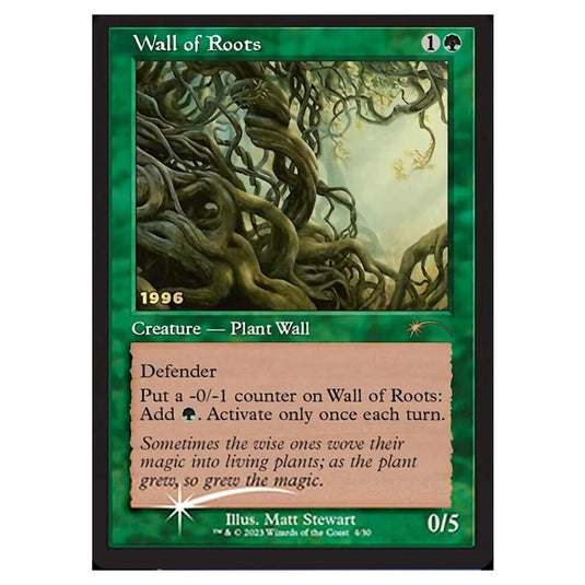 Magic The Gathering - 30th Anniversary Promos - Wall of Roots - 4/30