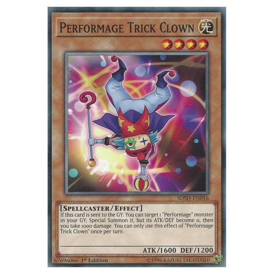 Yu-Gi-Oh! - Structure Deck - Shaddoll Showdown - Performage Trick Clown (Common) SDSH-EN016