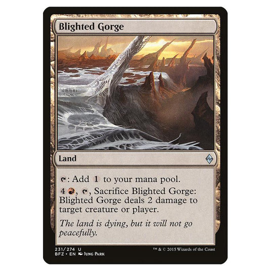 Magic The Gathering - Battle For Zendikar - Blighted Gorge - 231/274 (Foil)
