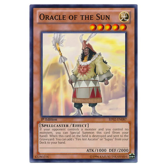 Yu-Gi-Oh! - Battle Pack 2 - War of the Giants - Oracle of the Sun (Common) BP02-EN087