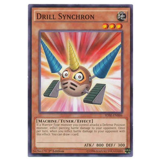 Yu-Gi-Oh! - Synchron Extreme Structure Deck - Drill Synchron (Common) SDSE-EN006