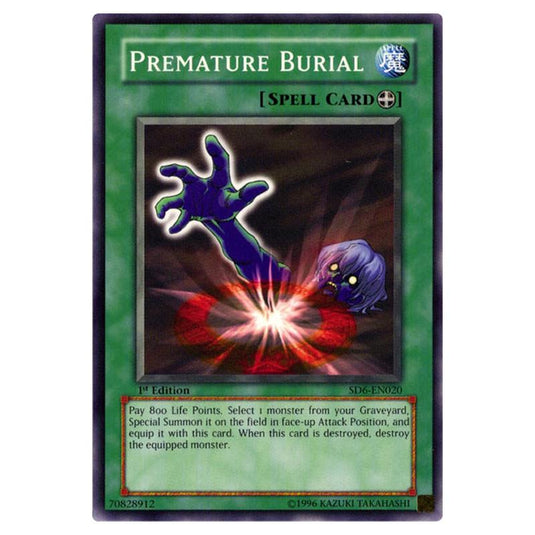 Yu-Gi-Oh! - Structure Deck - Spellcaster's Judgment - Premature Burial (Common) SD6-EN020