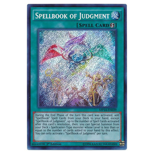 Yu-Gi-Oh! - 2014 Mega-Tin Mega Pack - Spellbook of Judgment (Secret Rare) MP14-EN039