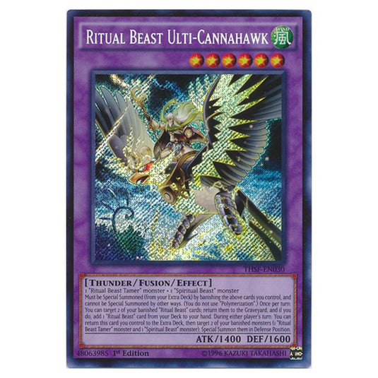 Yu-Gi-Oh! - The Secret Forces - Ritual Beast Ulti-Cannahawk (Secret Rare) THSF-EN030