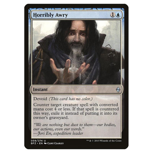 Magic The Gathering - Battle For Zendikar - Horribly Awry - 59/274 (Foil)