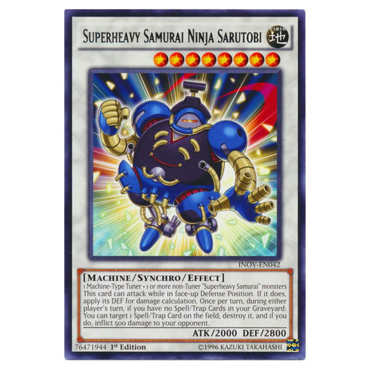 Yu-Gi-Oh! - Invasion - Vengeance - Superheavy Samurai Ninja Sarutobi (Rare) INOV-EN042