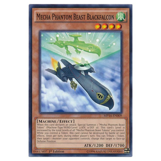 Yu-Gi-Oh! - 2014 Mega-Tin Mega Pack - Mecha Phantom Beast Blackfalcon (Common) MP14-EN009
