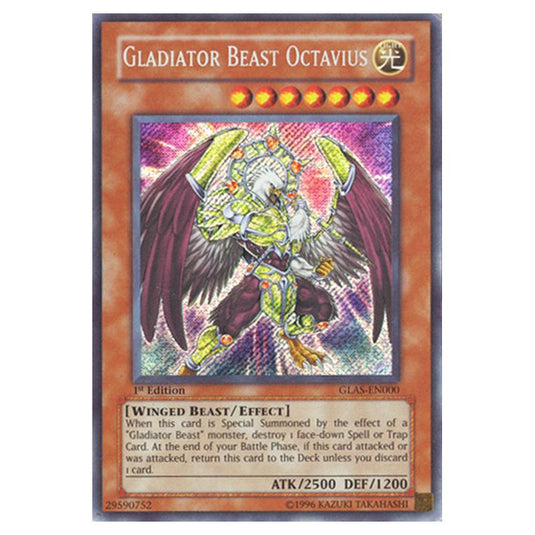 Yu-Gi-Oh! - Gladiator\'s Assault - Gladiator Beast Octavius (Secret Rare) GLAS-EN000