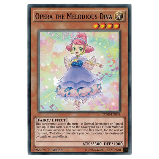 Yu-Gi-Oh! - Clash of Rebellions - Opera the Melodious Diva (Common) CORE-EN008