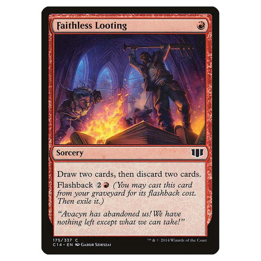 Magic The Gathering - Commander 2014 - Faithless Looting - 175