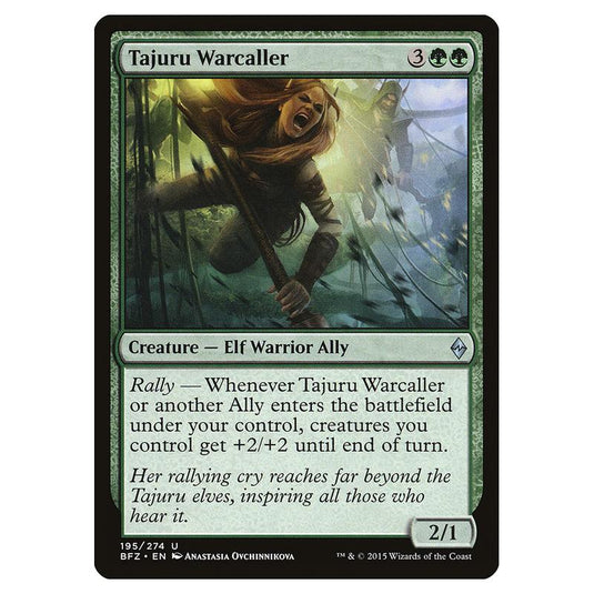 Magic The Gathering - Battle For Zendikar - Tajuru Warcaller - 195/274 (Foil)