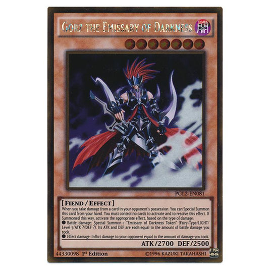 Yu-Gi-Oh! - Premium Gold - Return of the Bling - Gorz the Emissary of Darkness (Gold Rare) PGL2-EN081