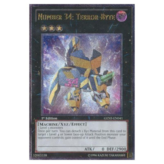 Yu-Gi-Oh! - Generation Force - Number 34: Terror-Byte (Ultimate Rare) GENF-EN041