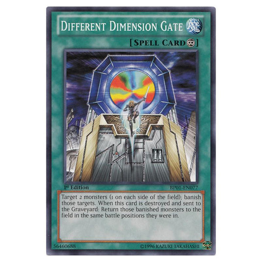 Yu-Gi-Oh! - Battle Pack - Epic Dawn - Different Dimension Gate (Common) BP01-EN077