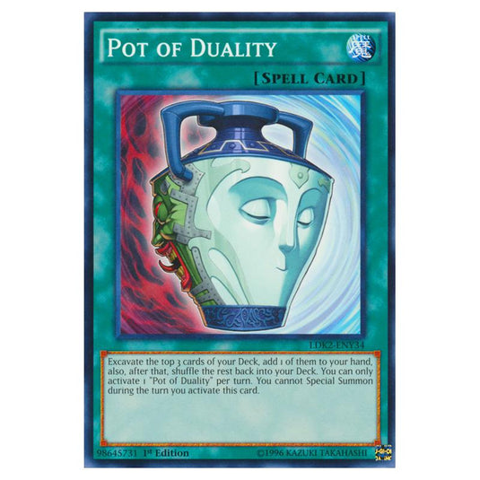 Yu-Gi-Oh! - Legendary Decks II - Pot of Duality (Common) LDK2-ENY34