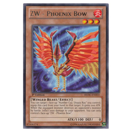 Yu-Gi-Oh! - Return of the Duelist - ZW - Phoenix Bow (Rare) REDU-EN003
