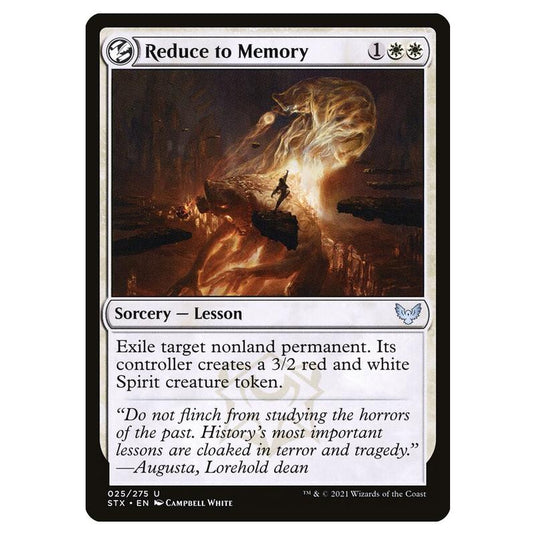 Magic The Gathering - Strixhaven: School Of Mages - Reduce To Memory - 25/275 (Foil)