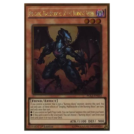 Yu-Gi-Oh! - Premium Gold - Infinite Gold - Draghig, Malebranche of the Burning Abyss (Gold Rare) PGL3-EN053