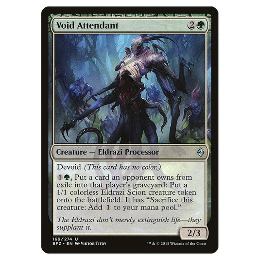 Magic The Gathering - Battle For Zendikar - Void Attendant - 169/274