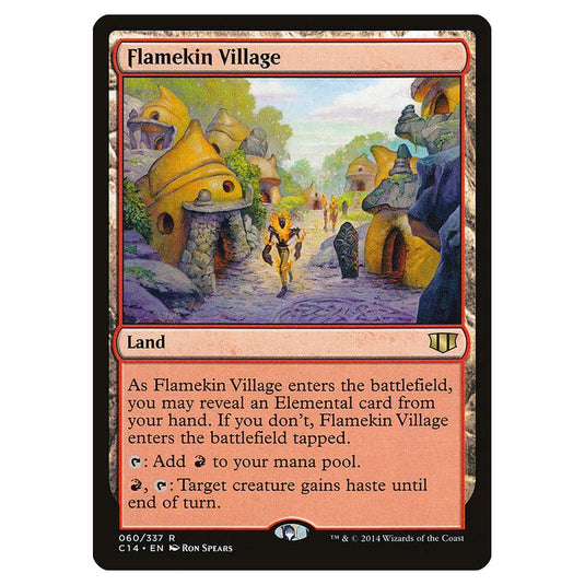 Magic The Gathering - Commander 2014 - Flamekin Village - 60
