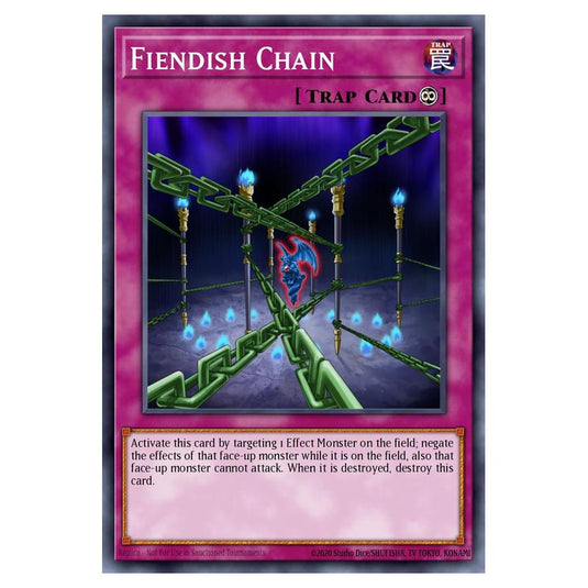 Yu-Gi-Oh! - Structure Deck - The Crimson King - Fiendish Chain (Common) SDCK-EN037