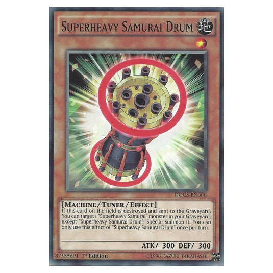 Yu-Gi-Oh! - Dimension of Chaos - Superheavy Samurai Drum (Common) DOCS-EN006