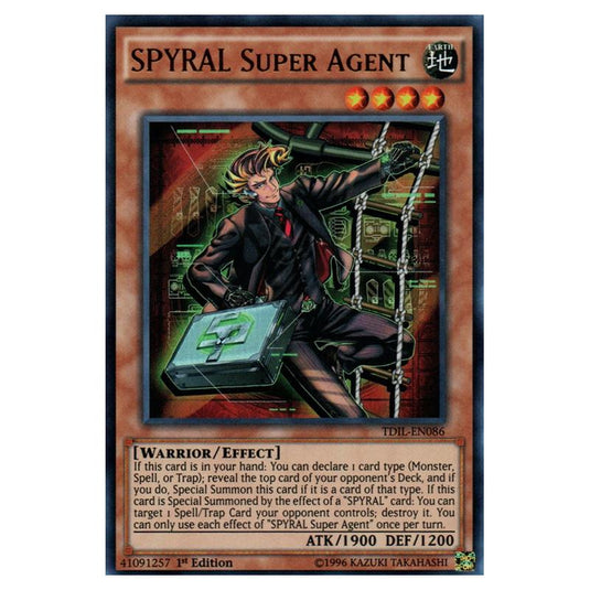 Yu-Gi-Oh! - The Dark Illusion - SPYRAL Super Agent (Ultra Rare) TDIL-EN086