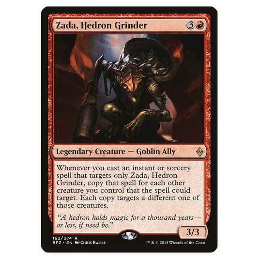 Magic The Gathering - Battle For Zendikar - Zada, Hedron Grinder - 162/274 (Foil)