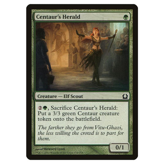 Magic The Gathering - Return To Ravnica - Centaur's Herald - 118/274 (Foil)