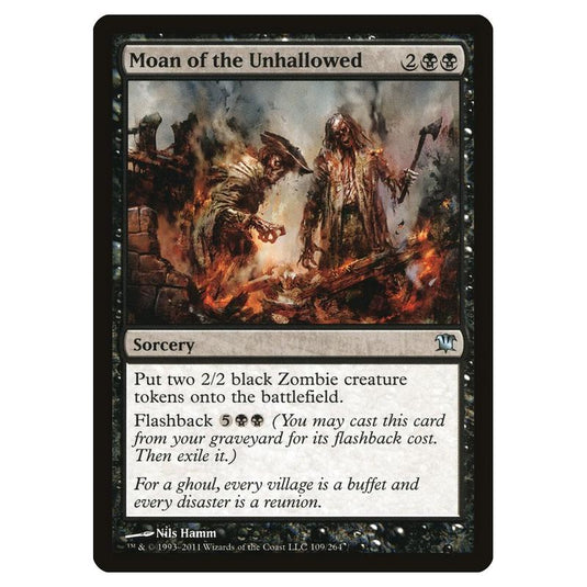 Magic the Gathering - Innistrad - Moan of the Unhallowed - 109/264