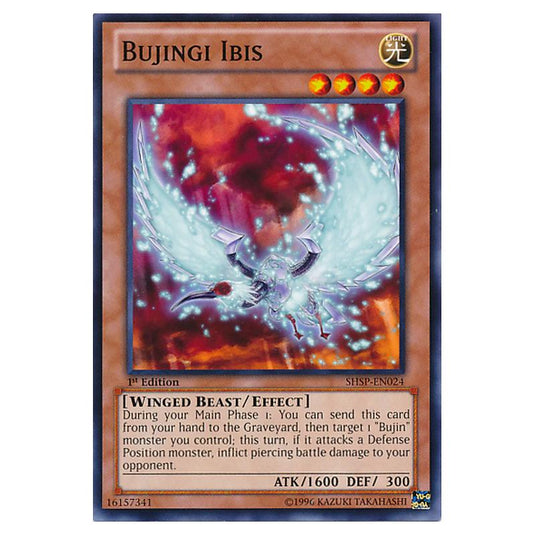 Yu-Gi-Oh! - Shadow Specters - Bujingi Ibis (Common) SHSP-EN024