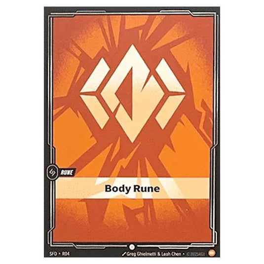 Riftbound: League of Legends TCG - Spiritforged - Body Rune - R04/221