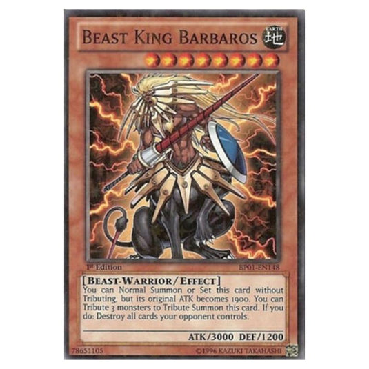 Yu-Gi-Oh! - Battle Pack - Epic Dawn - Beast King Barbaros (Starfoil Rare) BP01-EN148