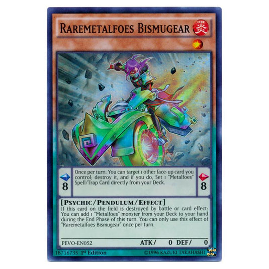 Yu-Gi-Oh! - Pendulum Evolution - Raremetalfoes Bismugear (Super Rare) PEVO-EN052