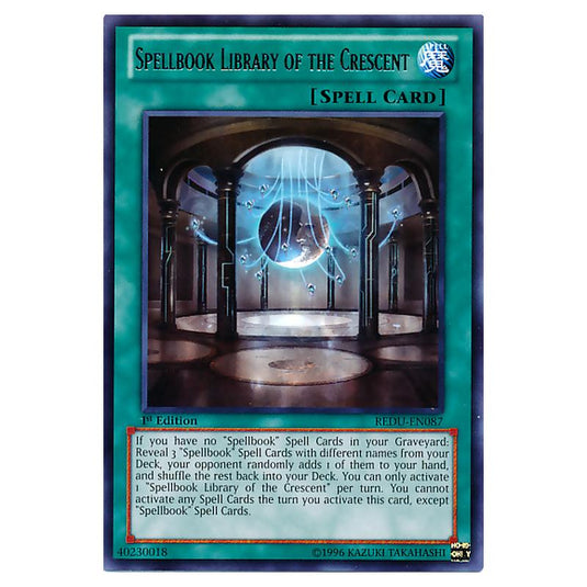Yu-Gi-Oh! - Return of the Duelist - Spellbook Library of the Crescent (Rare) REDU-EN087